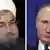 Kombobild Hassan Rouhani und Wladimir Putin