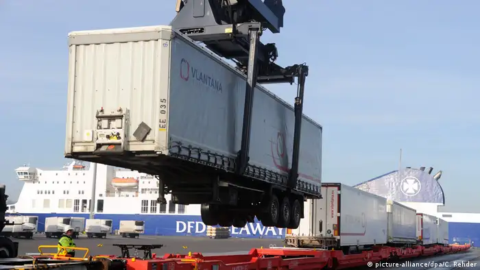 Deutschland Güterzug -Exporte