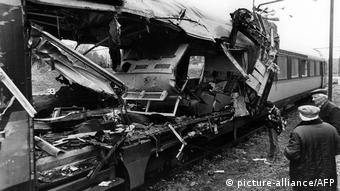 Vagón del tren Le Capitole, de París a Toulouse, que sufrió un atentado con bomba en Ambazac, el 29 de marzo de 1982, del que se responsabiliza al venezolano Ilich Ramírez.