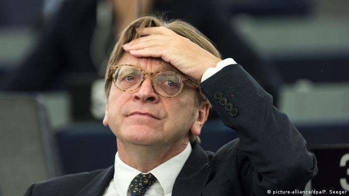 Guy Verhofstadt - b. premier Belgii i szef liberałów w Parlamencie Europejskim