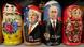 Дональд Трамп и Владимир Путин в виде матрешек Дональд Трамп и Владимир Путин в виде матрешек