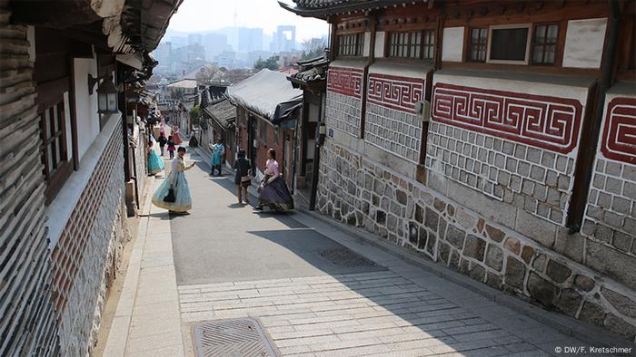 Südkorea chinesischer Boykott | leere Touristen- und Einkaufszentren in Seoul (Foto: DW/F. Kretschmer)