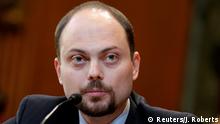 29.03.2017 Russian opposition leader Vladimir Kara-Murza, vice chairman of Open Russia, testifies before a Senate Appropriations State, Foreign Operations and Related Programs Subcommittee hearing on Civil Society Perspectives on Russia on Capitol Hill in Washington, U.S., March 29, 2017. REUTERS/Joshua Roberts