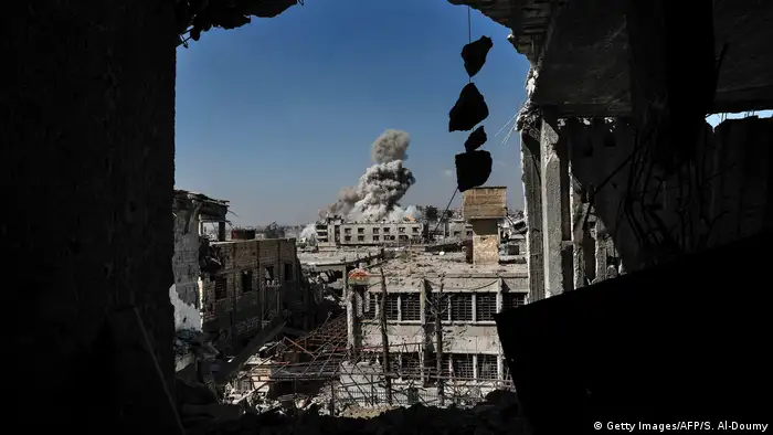 Syrien Zerstörung in Jobar - Nahe Damaskus