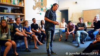 Студенты из Беларуси, Польши и Чехии на одной из встреч GFPS. Архивное фото