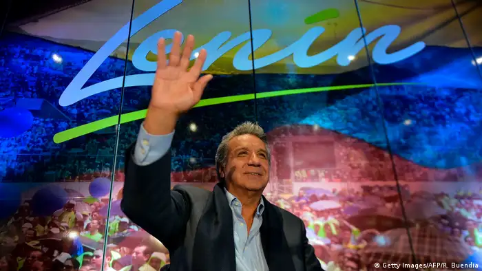 Ecquador | Wahlkampf Lenin Moreno (Getty Images/AFP/R. Buendia)
