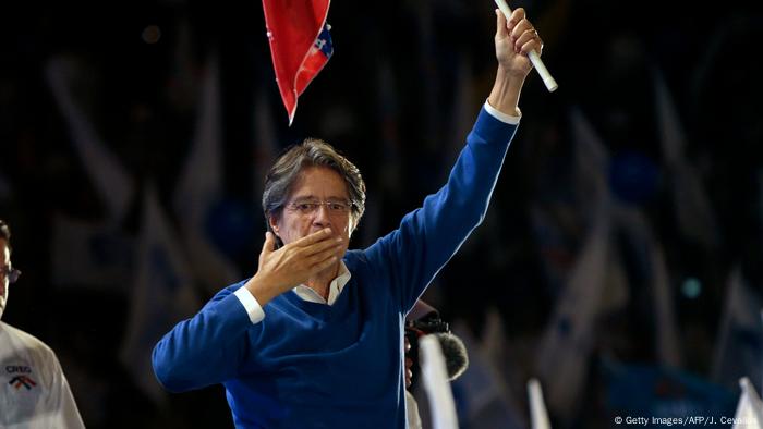 Ecquador | Wahlkampf Guillermo Lasso (Getty Images/AFP/J. Cevallos)