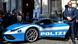 Italien die Polizei in Rom fährt Lamborghini Huracan Italien die Polizei in Rom fährt Lamborghini Huracan
