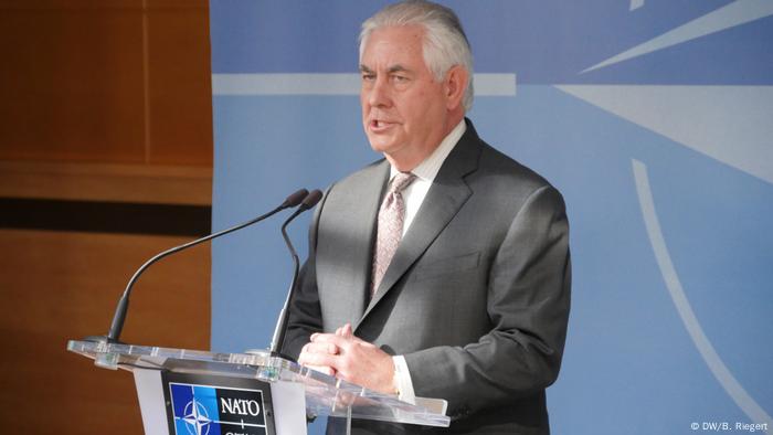 Belgien Rex Tillerson in Brüssel (DW/B. Riegert)
