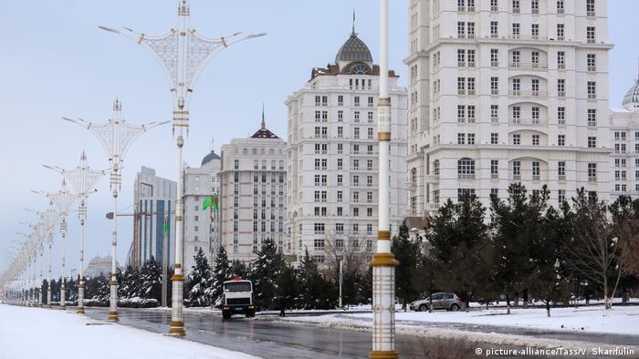 Turkmenistan Straße in Ashgabat