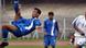 India's C. Sushilkumar Singh, left, makes an attempt to score as Myanmar's defender Khin Maung Lwin, right, looks on during pre-Olympic qualifying round soccer in Calcutta, India India's C. Sushilkumar Singh, left, makes an attempt to score as Myanmar's defender Khin Maung Lwin, right, looks on during pre-Olympic qualifying round soccer in Calcutta, India