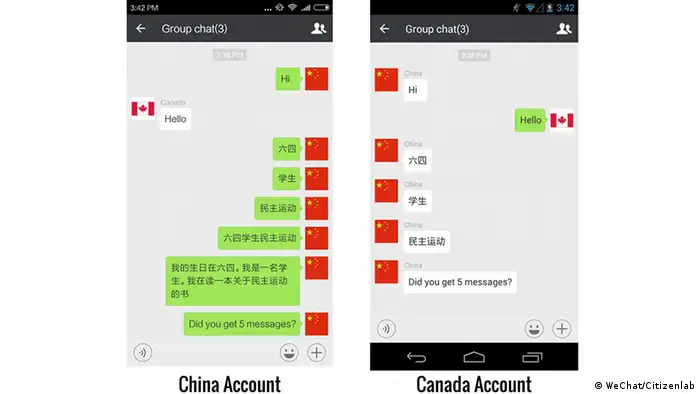 Screenshot App WeChat
