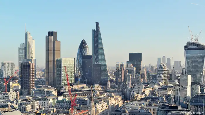 Fintech London | Skyline Finanzdistrikt