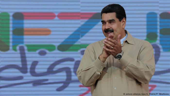Venezuelas Präsident Nicolas Maduro (picture-alliance/dpa/A. Rivera/P. Miraflores)