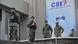 Ecuador Quito Armee vor Wahlkommission Ecuador Quito Armee vor Wahlkommission