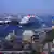 Auslaufparade des Transatlantikliners Queen Mary 2 aus dem Hamburger Hafen