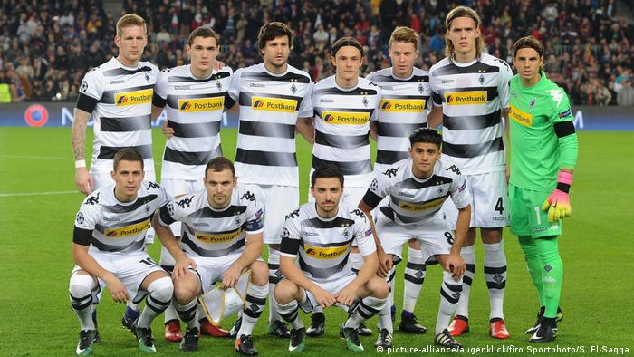 Mannschaftsfoto von Borussia Mönchengladbach (picture-alliance/augenklick/firo Sportphoto/S. El-Saqqa)