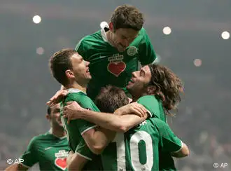 Fussball Uefa Cup Braga gegen Wolfsburg