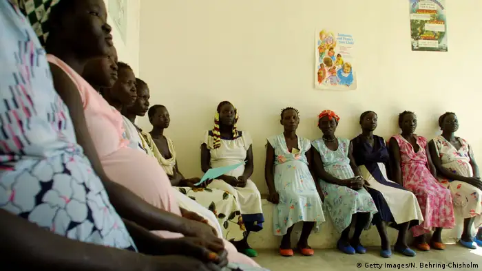 Äthiopien Schwangere sudanesische Frauen in einer Klinik in Bonga