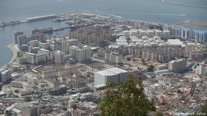 Вид на столицу Гибралтара, которая носит то же название