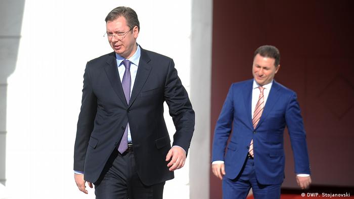 Aleksandar Vučić i Nikola Gruevski 2015.