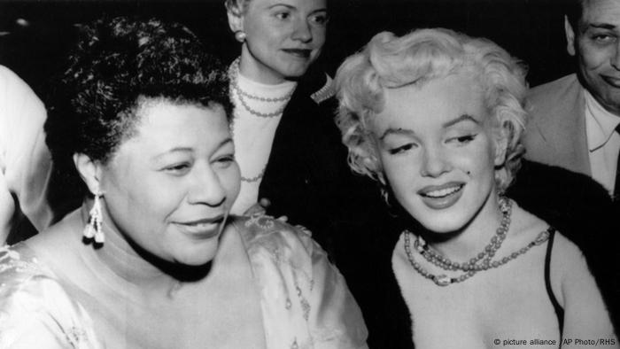 Marilyn Monroe y Ella Fitzgerald.