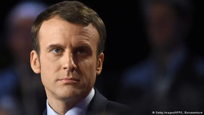 Frankreich Präsidentschaftskandidaten TV-Debatte - Emmanuel Macron (Getty Images/AFP/L. Bonaventure)