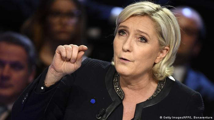 Frankreich Präsidentschaftskandidaten TV-Debatte - Marine Le Pen