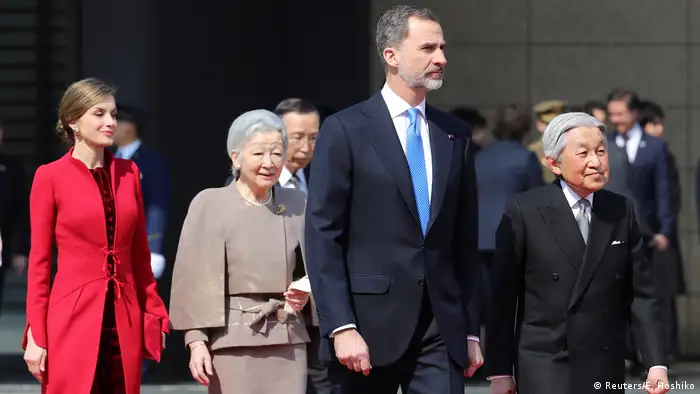 Japan Spanischer König Felipe in Tokio (Reuters/E. Hoshiko)