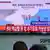 Südkorea TV-Bericht über Raketentext von Nordkorea in Seoul