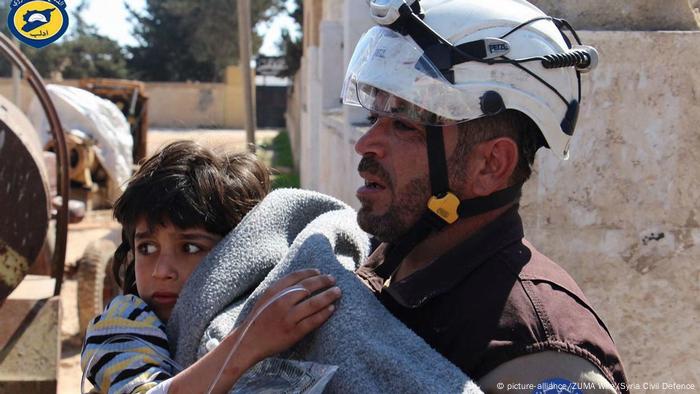Syrien Idlib Giftgasangriff (picture-alliance/ZUMA Wire/Syria Civil Defence)