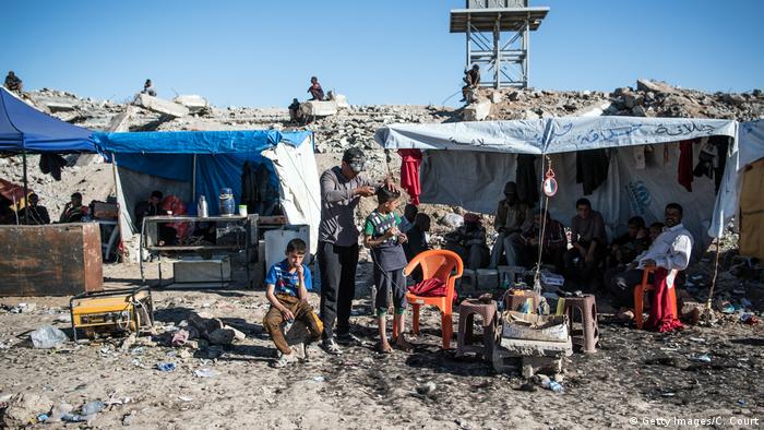 Irak Flüchtlingslager bei Mossul (Getty Images/C. Court)