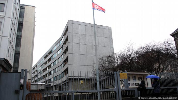 The North Korean embassy in Berlin, Germany