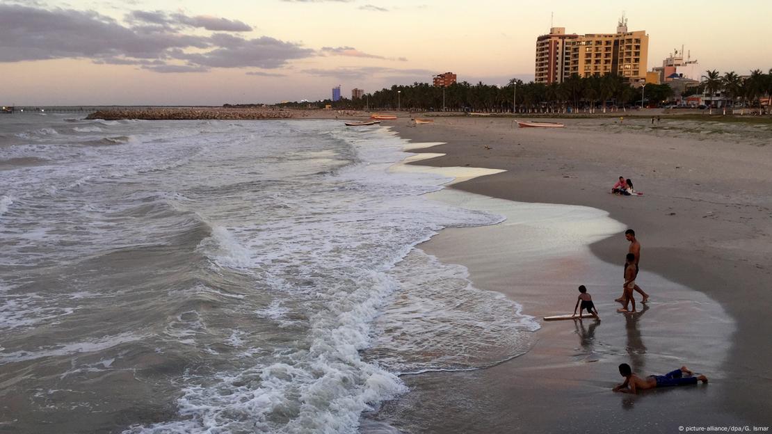 Playa colombiana en Riohacha.