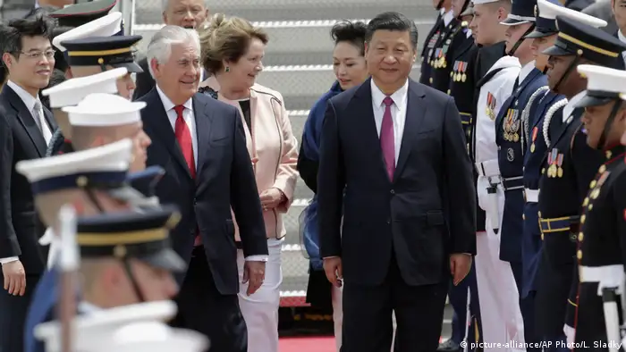 USA China - Xi Jinping & Rex Tillerson in Florida, Mar-a-Lago