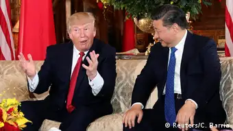 USA Donald Trump und Xi Jinping in Palm Beach