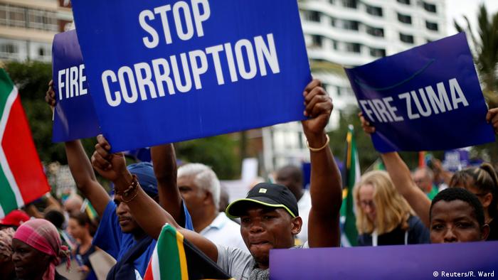 Südafrika Proteste gegen Präsident Zuma