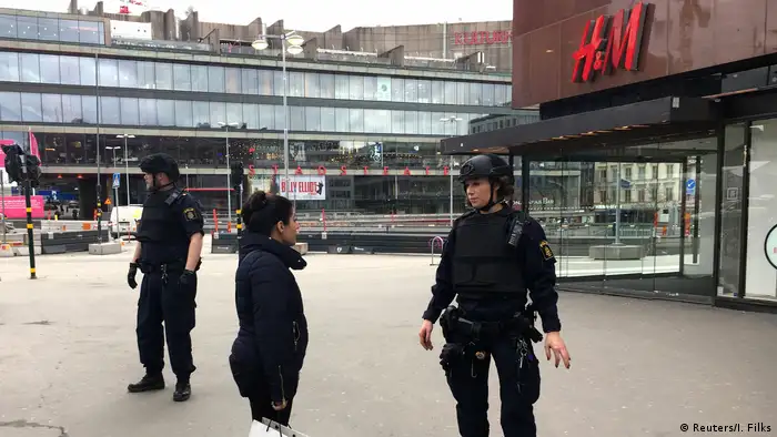 Schweden Stockholm LKW fährt in Menschenmenge (Reuters/I. Filks)