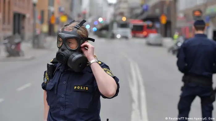 Schweden Stockholm LKW fährt in Menschenmenge (Reuters/TT News Agency/J. Gow)