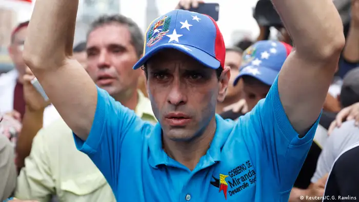 Venezuela Henrique Capriles, Oppositionsführer (Reuters/C.G. Rawlins)