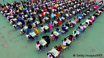 China Schule Schachwettbewerb