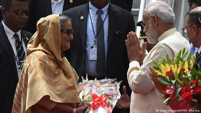 Indien Bangladeschs Premierministerin Sheikh Hasina besucht Narendra Modi