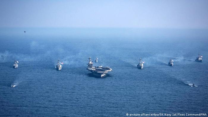 USA Südkorea Marineübung (picture-alliance/dpa/SK Navy 1st Fleet Command/YNA)