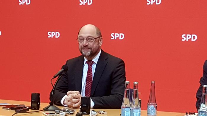 Deutschland SPD-Kanzlerkandidat Martin Schulz