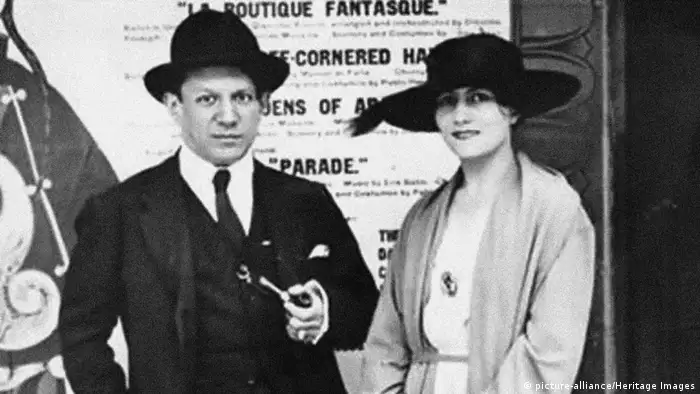 Pablo Picasso und Olga Khokhlova (picture-alliance/Heritage Images)