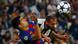 UEFA Champions League Juventus v FC Barcelona Suatez Chiellini UEFA Champions League Juventus v FC Barcelona Suatez Chiellini