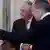 Міністр закордонних справ Росії Сергій Лавров (п) та держсекретар США Рекс Тіллерсон під час зустрічі у Москві