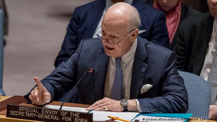 UN Sitzung des Sicherheitsrats zur Krise in Syrien | De Mistura