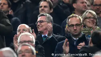 Fußball Champions League Borussia Dortmund - AS Monaco Innenminister de Maiziere