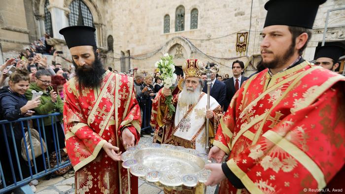 Osterbräuche weltweit in Jerusalem (Reuters/A. Awad)